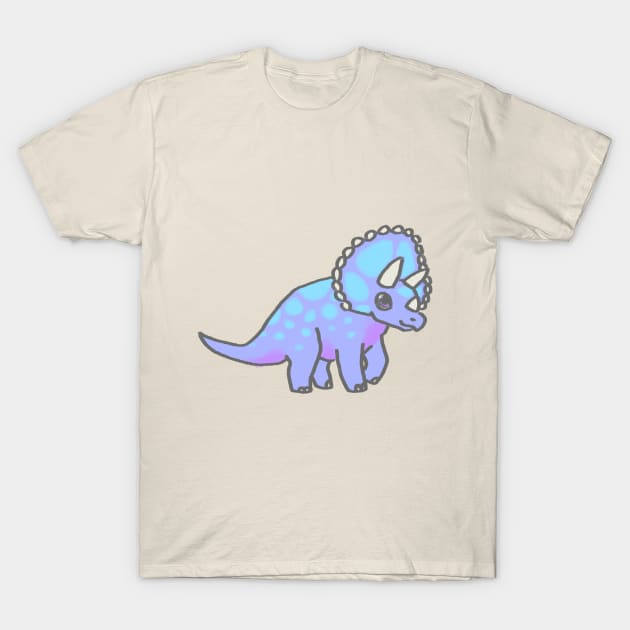 Lil Triceratops T-Shirt by SpectacledPeach